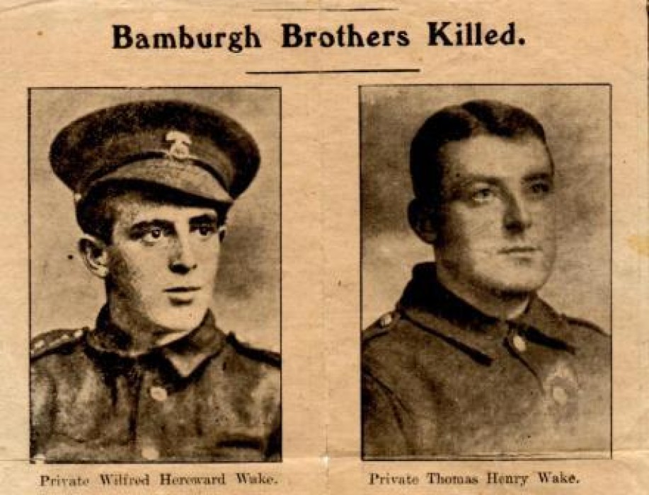 Bamburgh Brothers killed newspaper cutting