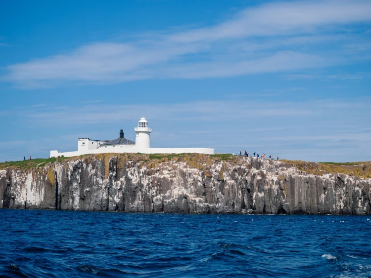 Inner Farne and the sea